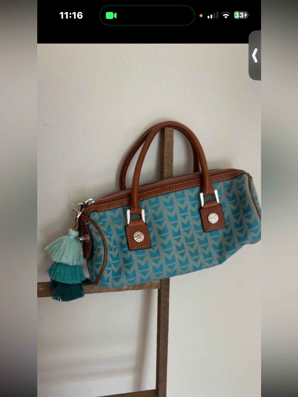 Y2K Michael Kors barrel bag
